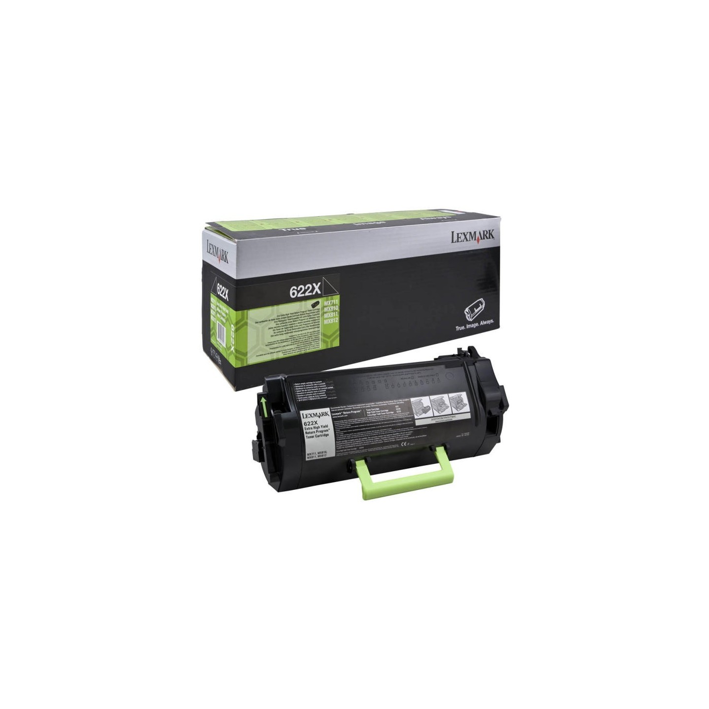 Toner Noir extra longue durée LEXMARK pour ... MX711 / MX810..... (622X)