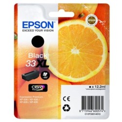 Cartouche Noire Epson Tres Haute Capacité pour Expression Premium XP-630 / XP-830  ... (n°33XL - orange), Toner Express : achat 