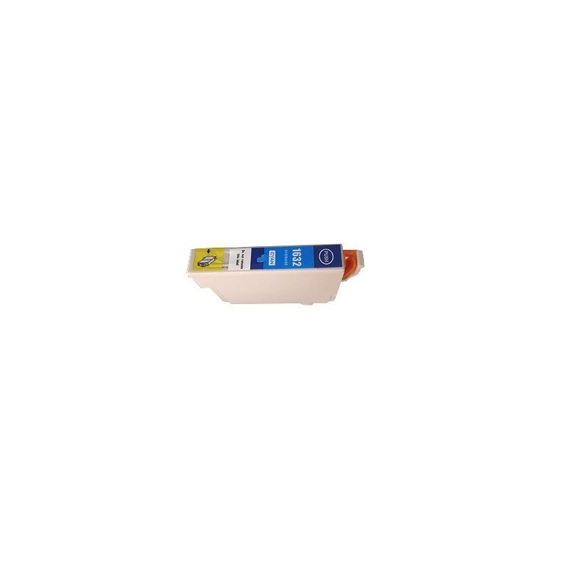 Cartouche cyan haute capacité générique pour Epson WorkForce WF-2010w / WF-2520nf ... (N°16XL - Plume)
