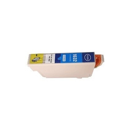Cartouche cyan haute capacité générique pour Epson WorkForce WF-2010w / WF-2520nf ... (N°16XL - Plume)