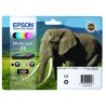 Multipack éléphant de 6 cartouches Epson série 24 pour expresssion photo XP750 / XP850, Toner Express : achat en ligne de Multip