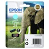 Cartouche cyan clair éléphant Epson série 24 pour expresssion photo XP750 / XP850, Toner Express : achat en ligne de Cartouche c