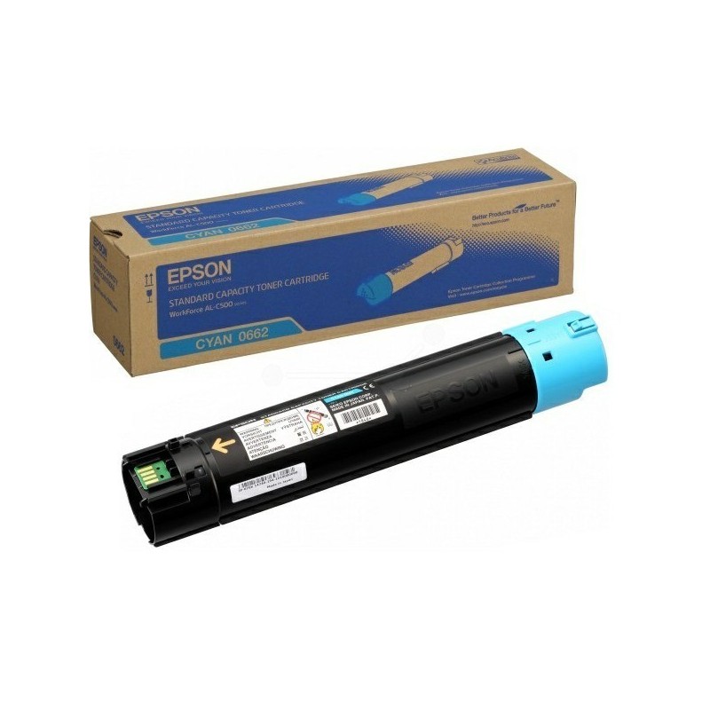 Toner cyan Epson pour WorkForce AL-C500dn, Toner Express : achat en ligne de Toner cyan Epson pour WorkForce AL-C500dn pour impr