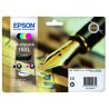 Multipack haute capacité Epson pour WorkForce WF-2010w / WF-2520nf ... (N°16XL - Plume), Toner Express : achat en ligne de Multi
