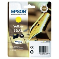 Cartouche jaune haute capacité Epson pour WorkForce WF-2010w / WF-2520nf ... (N°16XL - Plume), Toner Express : achat en ligne de