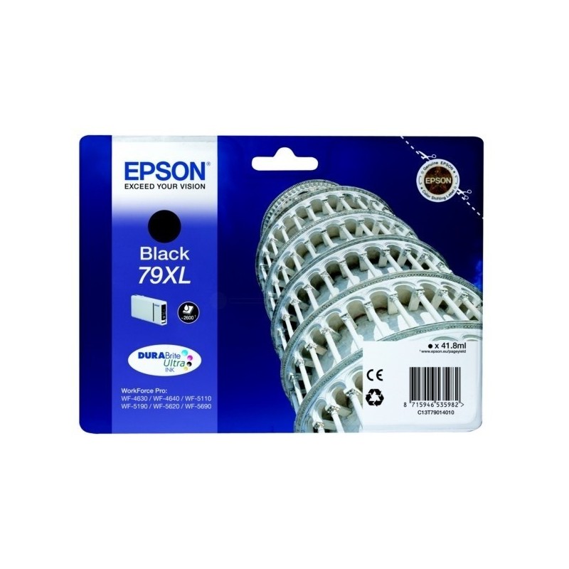 Cartouche jet d'encre Epson 79XL - Noir, Toner Express : achat en ligne de Cartouche jet d'encre Epson 79XL - Noir pour impriman