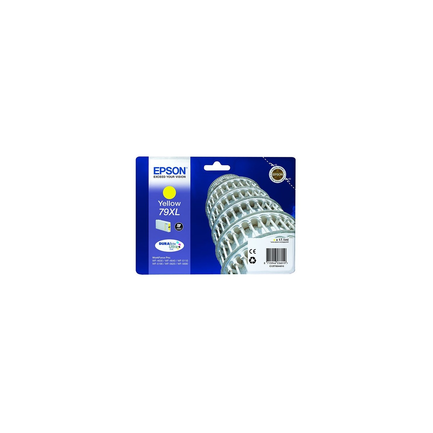 Cartouche jet d'encre Epson 79XL - Jaune, Toner Express : achat en ligne de Cartouche jet d'encre Epson 79XL - Jaune pour imprim