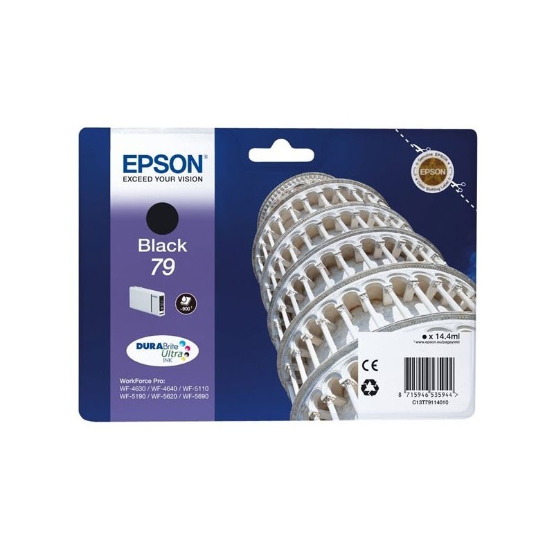 Cartouche jet d'encre Epson 79 - Noir, Toner Express : achat en ligne de Cartouche jet d'encre Epson 79 - Noir pour imprimante