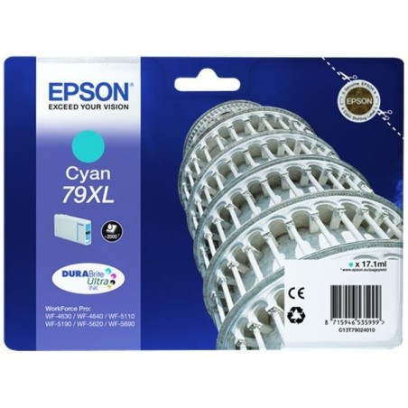 Cartouche jet d'encre Epson 79 - Cyan, Toner Express : achat en ligne de Cartouche jet d'encre Epson 79 - Cyan pour imprimante