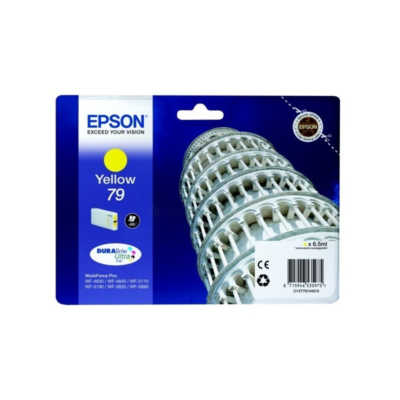 Cartouche jet d'encre Epson 79 - Jaune, Toner Express : achat en ligne de Cartouche jet d'encre Epson 79 - Jaune pour imprimante
