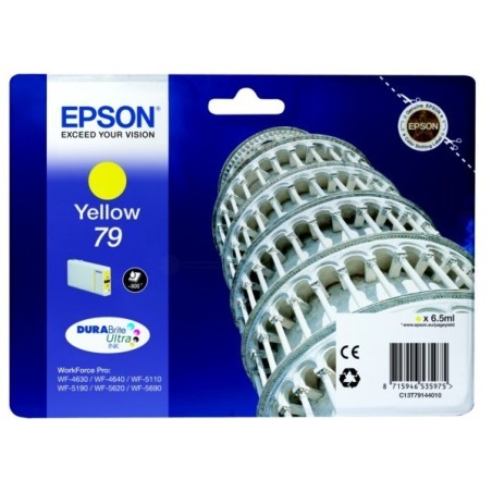 Cartouche jet d'encre Epson 79 - Jaune, Toner Express : achat en ligne de Cartouche jet d'encre Epson 79 - Jaune pour imprimante