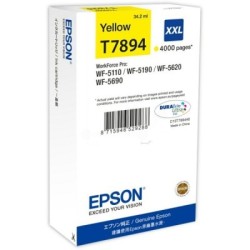 Cartouche jet d'encre Epson - Jaune XXL (T7894), Toner Express : achat en ligne de Cartouche jet d'encre Epson - Jaune XXL (T789