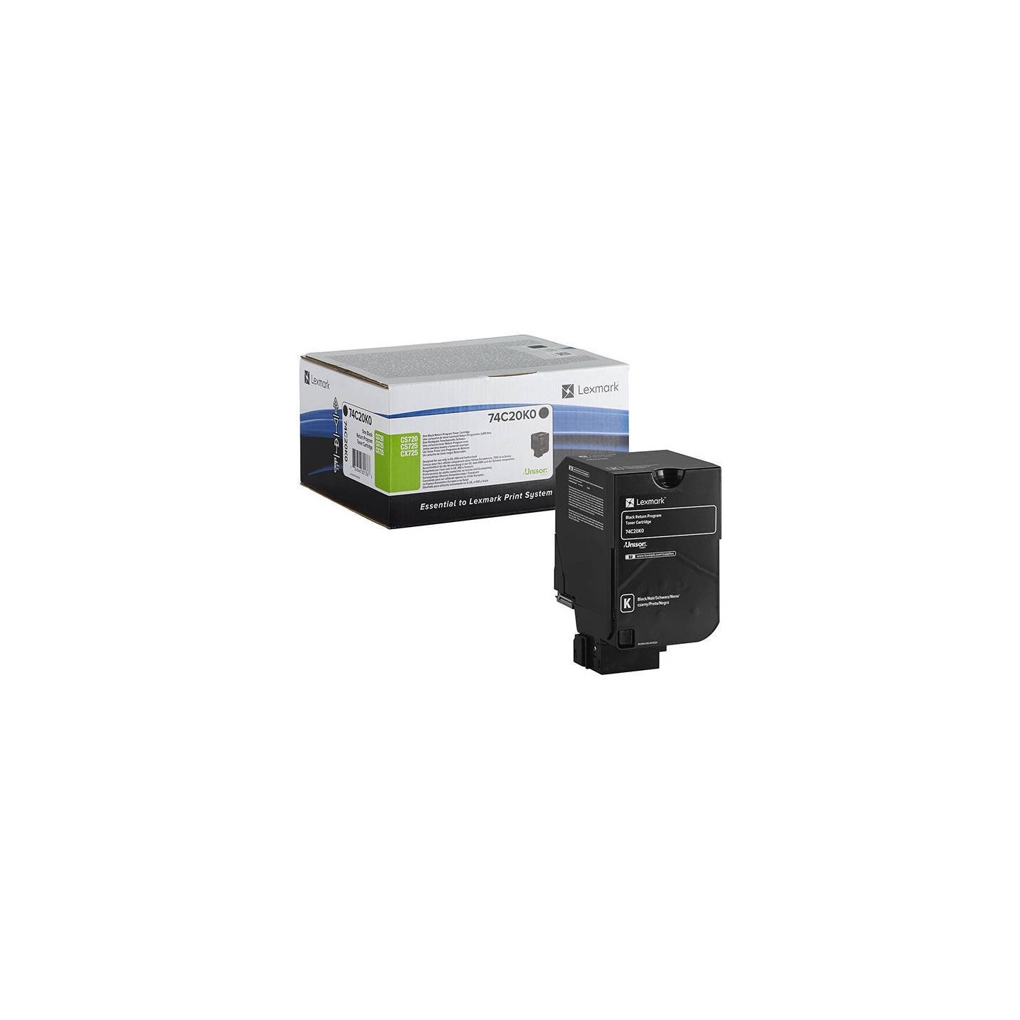 Cartouche de toner Return Program Noire LEXMARK pour CS720, CS725, CX725 (3K) 
