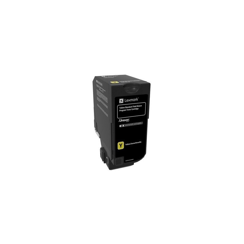 Cartouche de toner Return Program Jaune LEXMARK pour CS720 CS725, CX725  Standard (7K)  