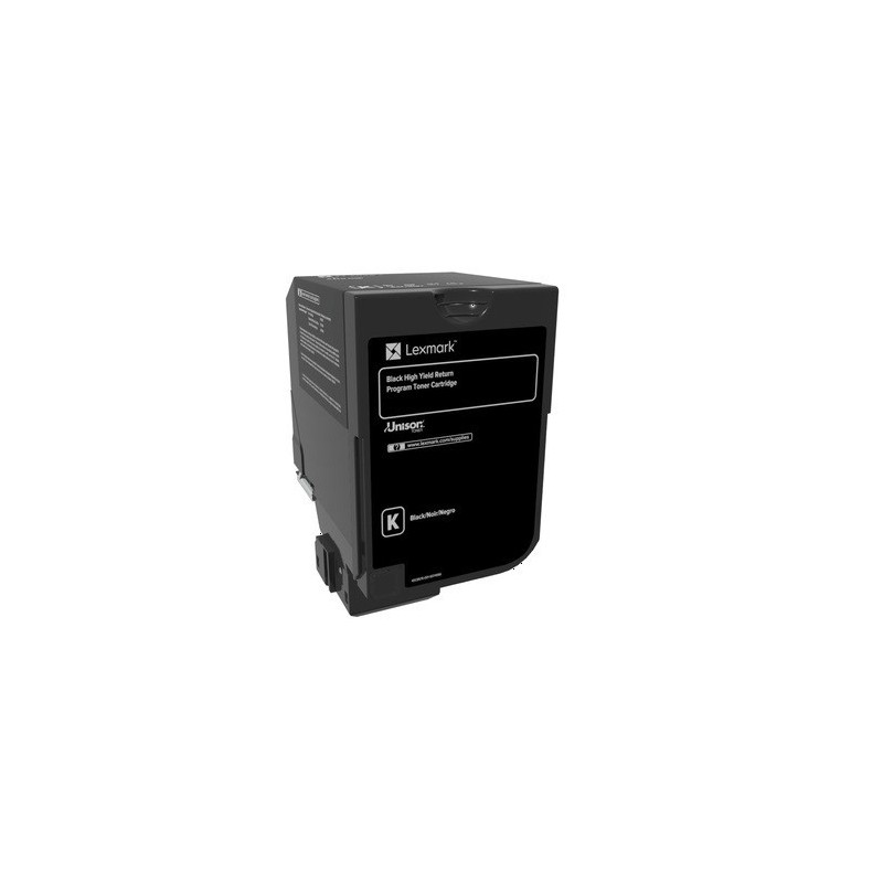 Cartouche de toner Return Program Noire LEXMARK pour CS720, CS725, CX725 Haute Capcité (25k)