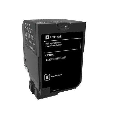 Cartouche de toner Return Program Noire LEXMARK pour CS720, CS725, CX725 Haute Capcité (25k)