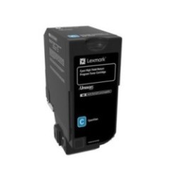 Cartouche de toner Return Program Cyan LEXMARK pour CS720, CS725, CX725 Haute Capcité (16k)