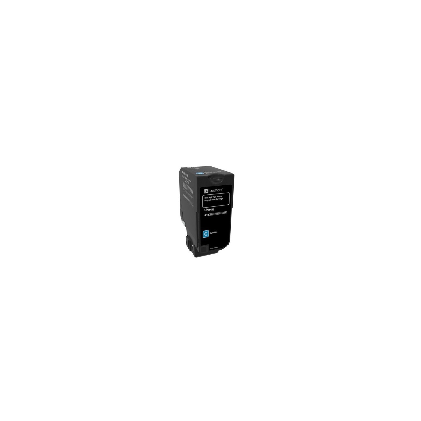 Cartouche de toner Return Program Cyan LEXMARK pour CS720, CS725, CX725 Haute Capcité (16k)
