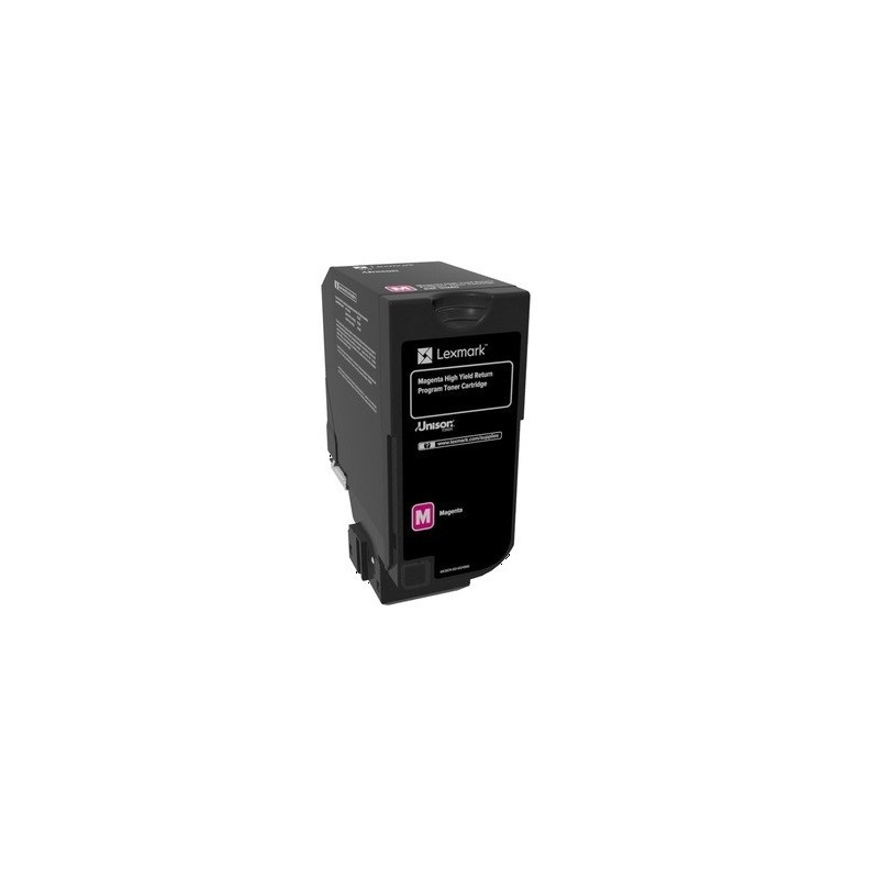 Cartouche de toner Return Program Magenta LEXMARK pour CS720, CS725, CX725 Haute Capacité (16k)