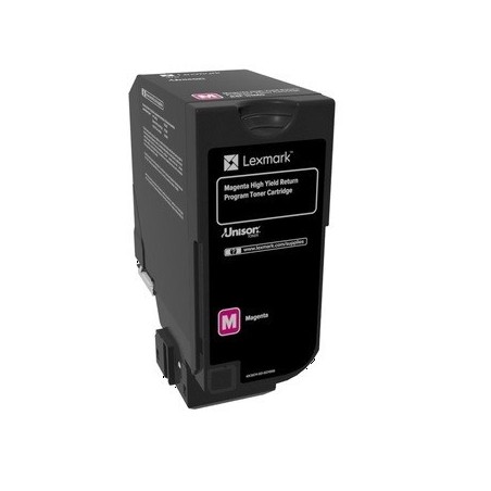 Cartouche de toner Return Program Magenta LEXMARK pour CS720, CS725, CX725 Haute Capacité (16k)