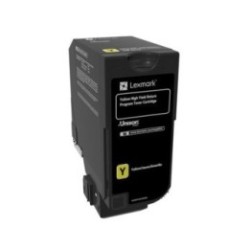 Cartouche de toner Return Program JauneLEXMARK pour CS720, CS725, CX725 Haute Capacité (16k)