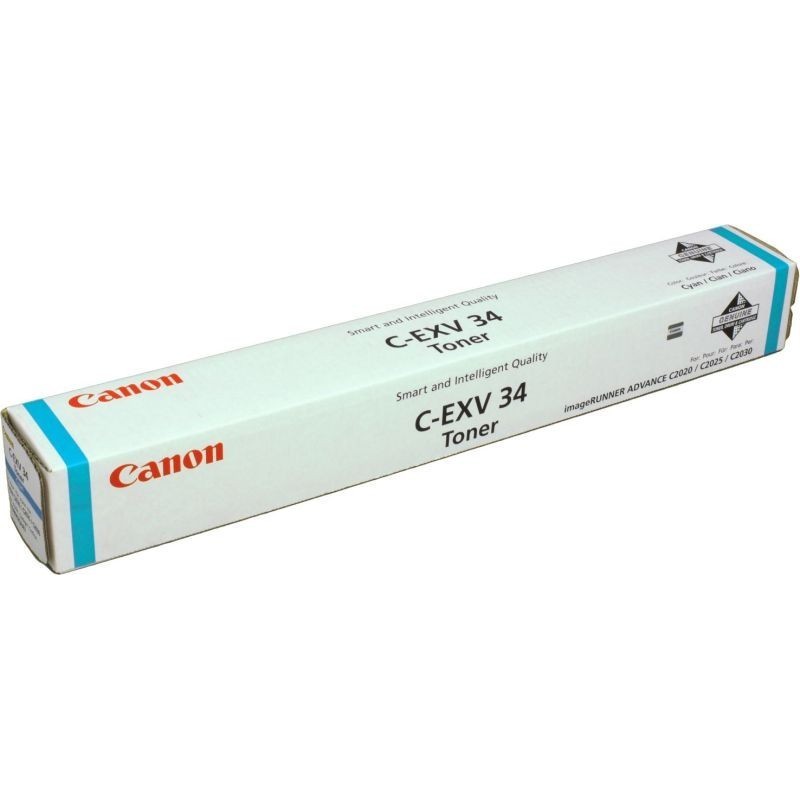 Toner cyan Canon pour IRC 2020 / 2030 (C-EXV34C), Toner Express : achat en ligne de Toner cyan Canon pour IRC 2020 / 2030 (C-EXV