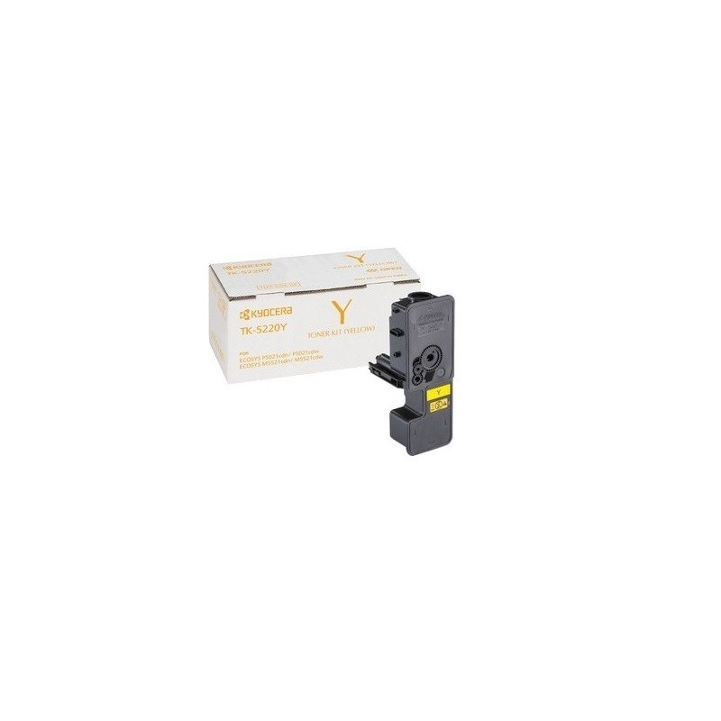 Cartouche Toner Jaune Kyocera Mita pour Ecosys M5521cdn/ M5521cdw (TK-5220Y)