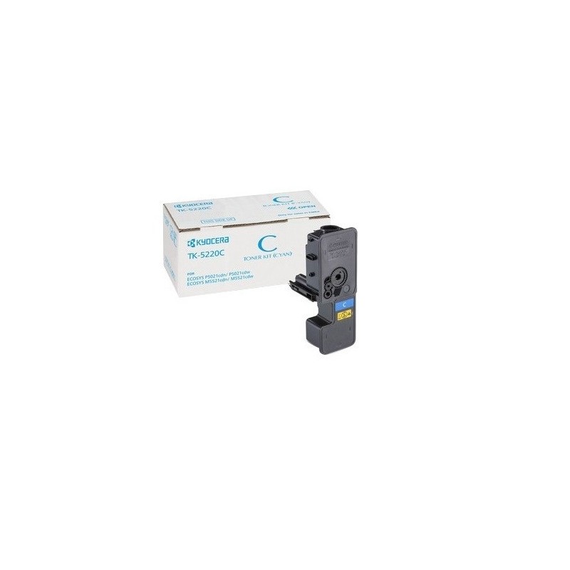Cartouche Toner Cyan Kyocera Mita pour Ecosys M5521cdn/ M5521cdw (TK-5220C)