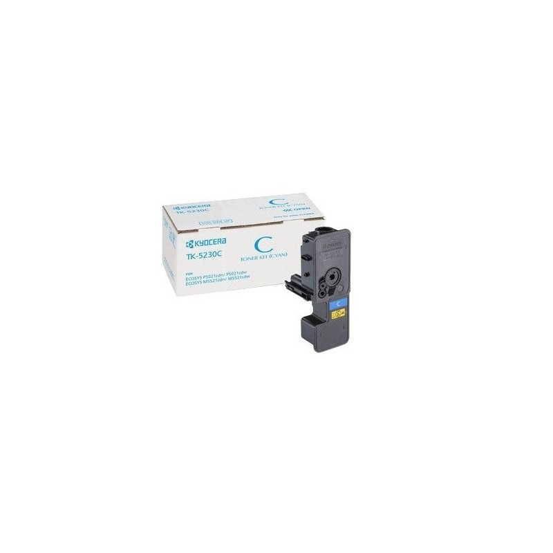 Cartouche Toner Cyan Kyocera Mita pour Ecosys M5521cdn/ M5521cdw (TK-5230C)
