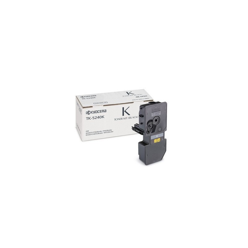 Cartouche Toner noir Kyocera Mita pour Ecosys M5526cdn/ M5526cdw (TK-5240K)