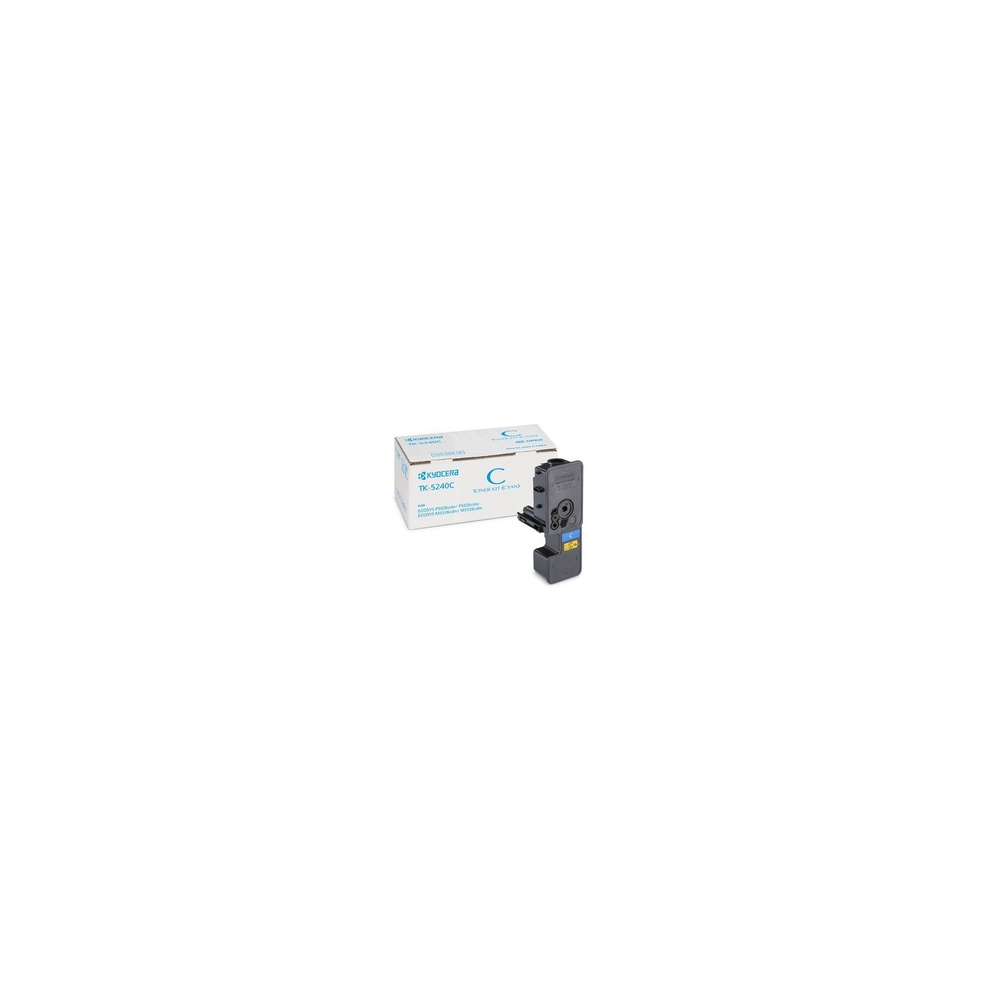 Cartouche Toner Cyan Kyocera Mita pour Ecosys M5526cdn/ M5526cdw (TK-5240C)