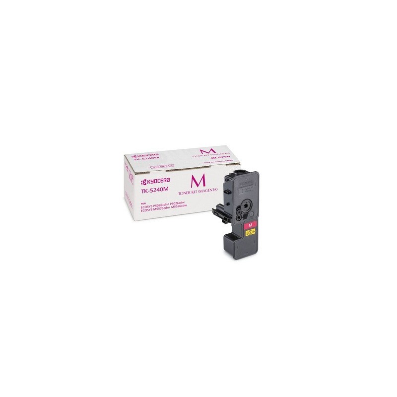 Cartouche Toner Magenta Kyocera Mita pour Ecosys M5526cdn/ M5526cdw (TK-5240M)