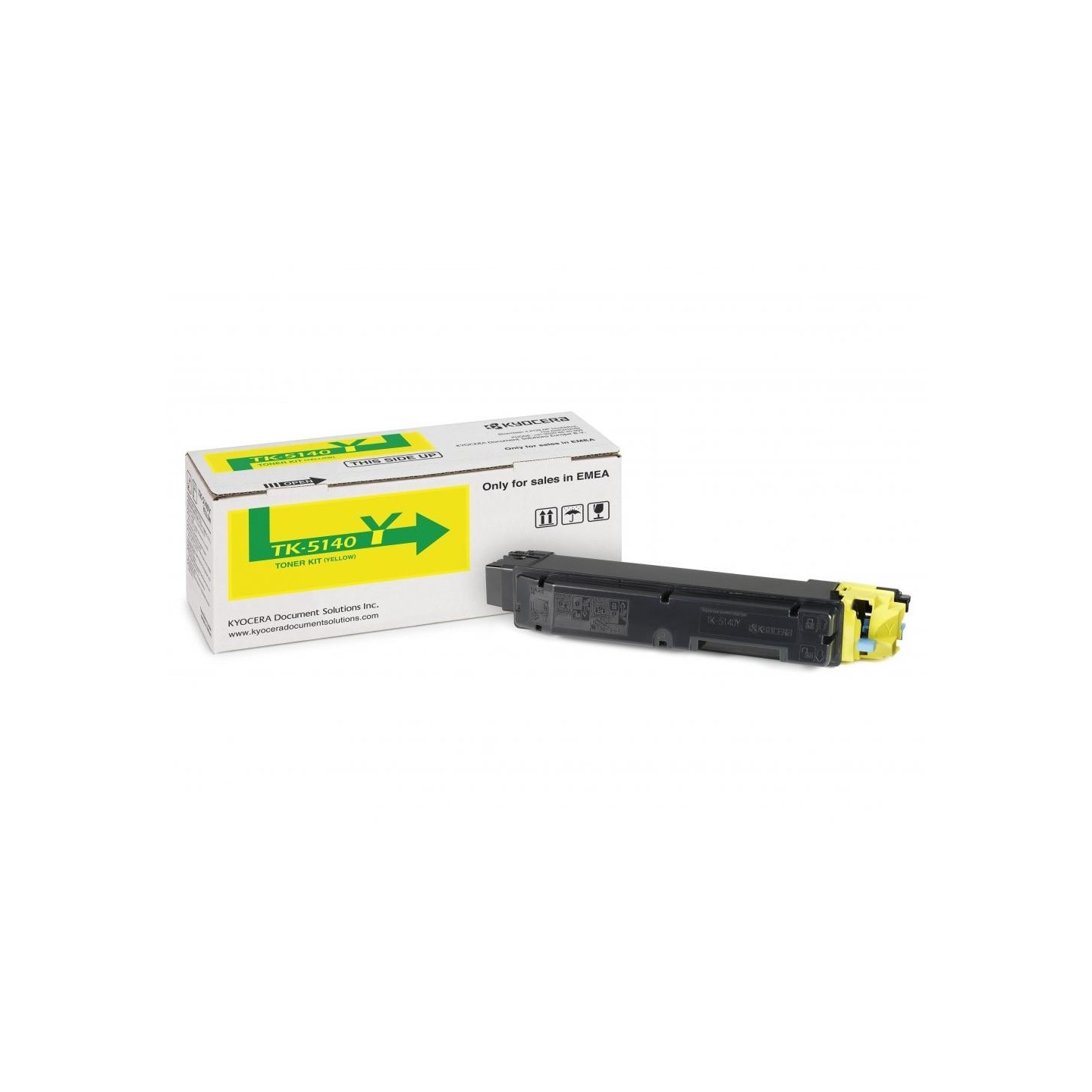 Toner Jaune pour Kyocera Ecosys M6030 / P6130..... (TK-5140Y), Toner Express : achat en ligne de Toner Jaune pour Kyocera Ecosys