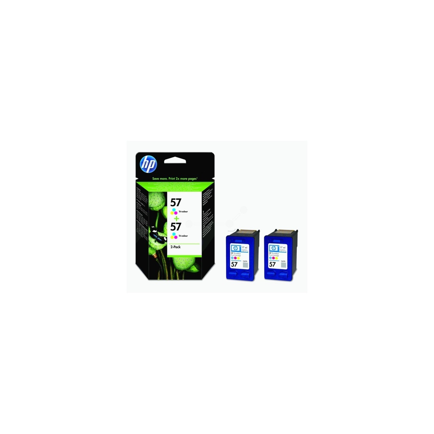 Pack de 2 cartouches 3 Couleurs HP poru Deskjet 450 ...  (N°57), Toner Express : achat en ligne de Pack de 2 cartouches 3 Couleu