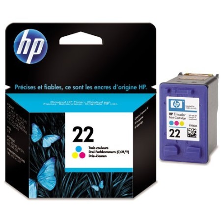Cartouche Couleur HP pour Deskjet 3910 ... (N°22), Toner Express : achat en ligne de Cartouche Couleur HP pour Deskjet 3910 ... 