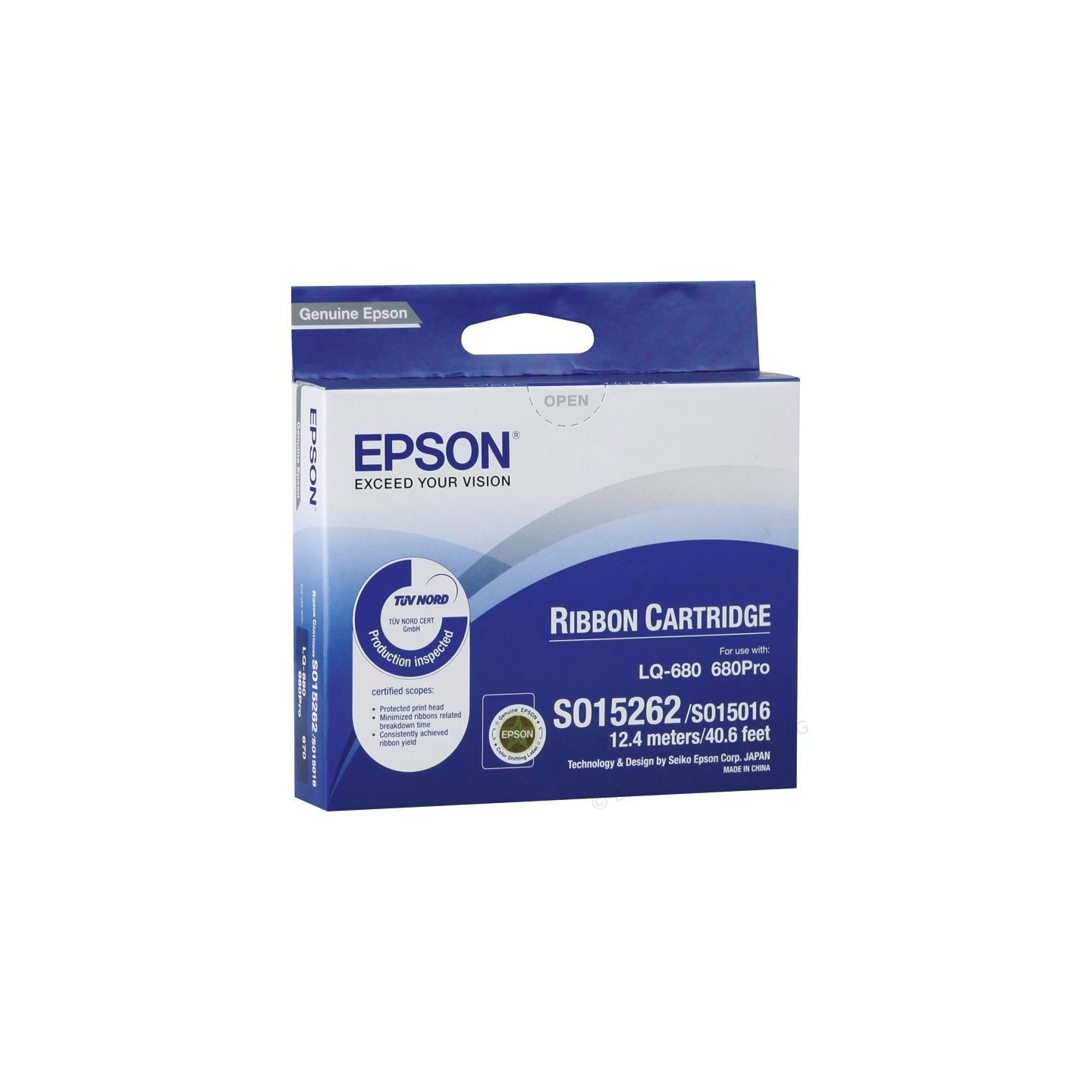 Ruban Matriciel Epson C13S015262 Noir (S015016), Toner Express : achat en ligne de Ruban Matriciel Epson C13S015262 Noir (S01501