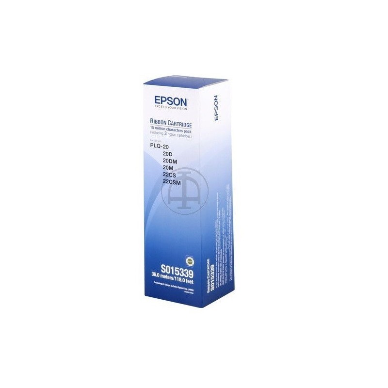 3 Rubans Matriciel Noir Epson pour PLQ-20 / 20M, Toner Express : achat en ligne de 3 Rubans Matriciel Noir Epson pour PLQ-20 / 2