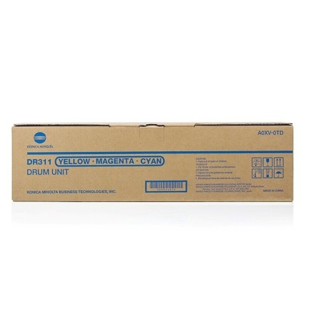 Tambour couleur Konica Minolta pour Bizhub C220 / C280 / C360  (DR-311C), Toner Express : achat en ligne de Tambour couleur Koni