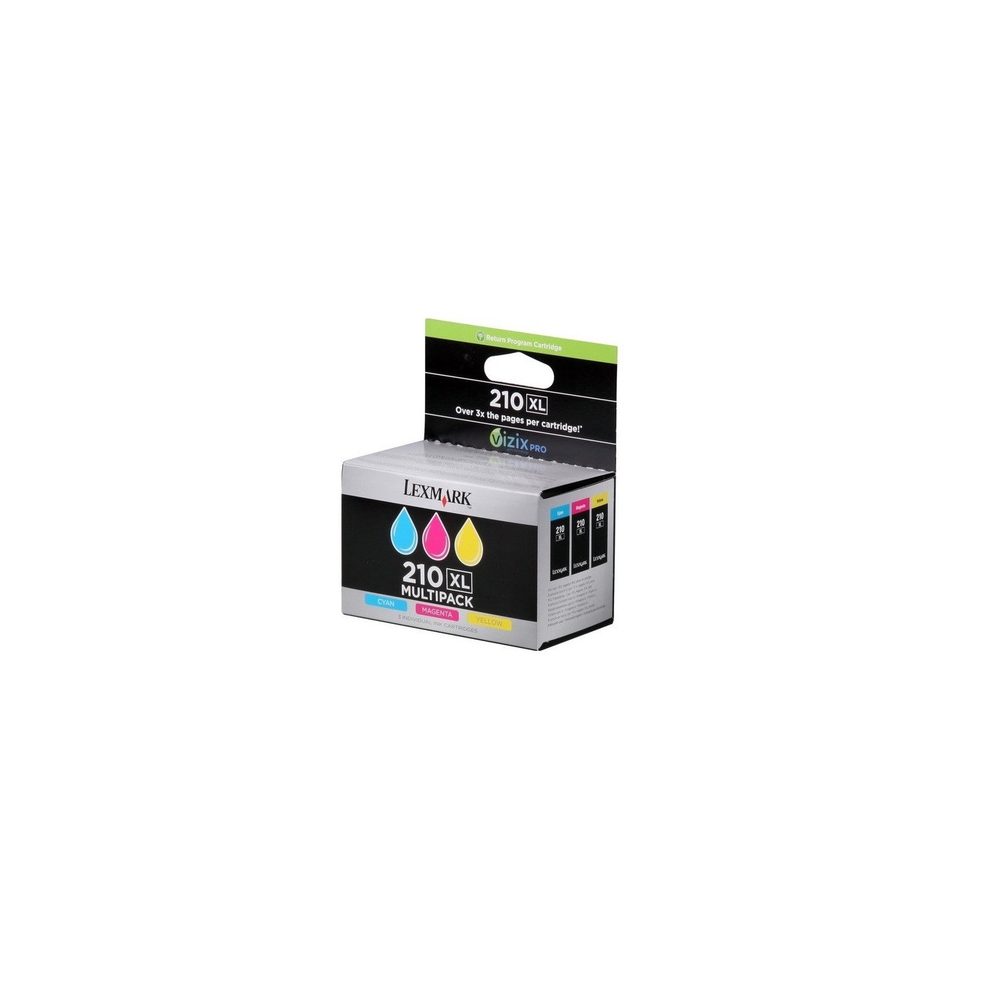 Pack 3 couleurs haute capacité Lexmark pour OfficeEdge Pro 4000 / 5500 / 5500T (N°210XL), Toner Express : achat en ligne de Pack