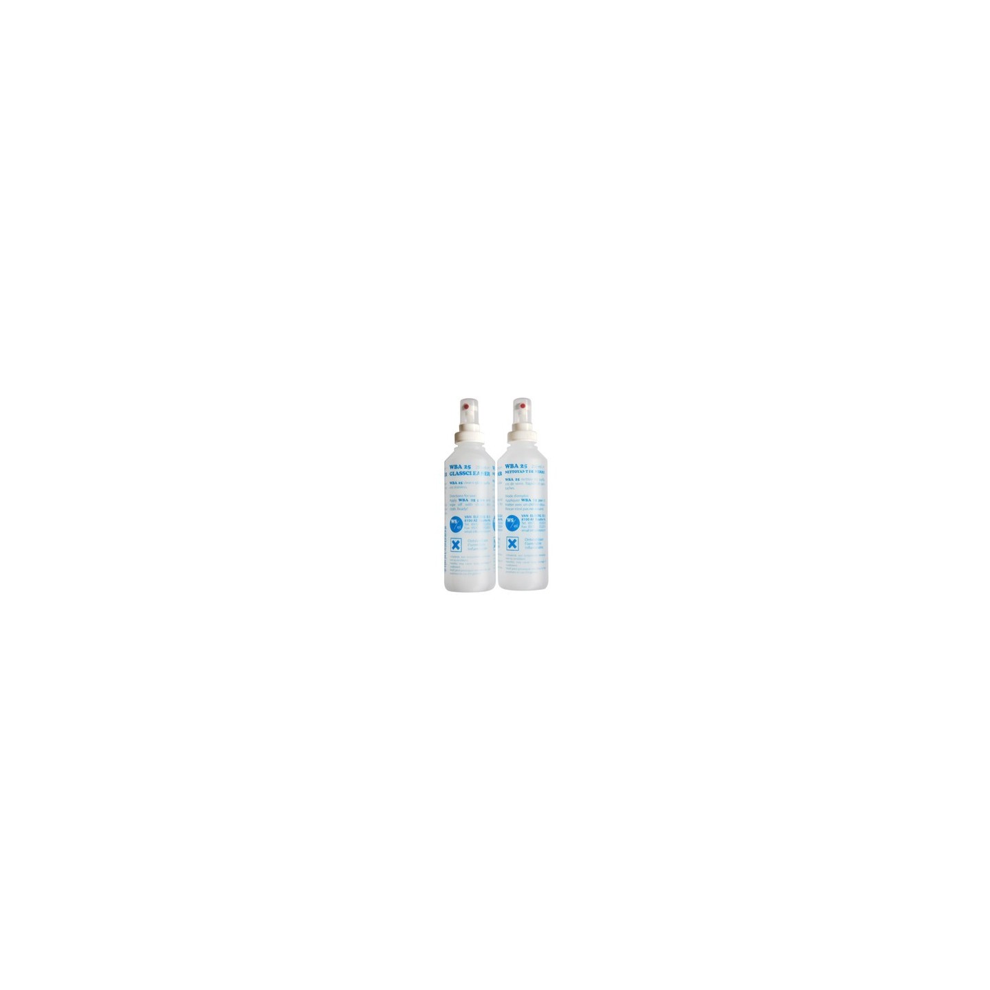 Nettoyant antistatique pour surfaces en verre et miroirs, VAN ELBURG
