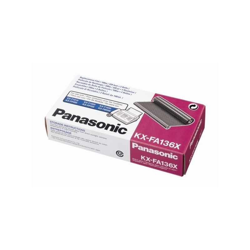 Ruban Thermique Noir Panasonic KXFA136X