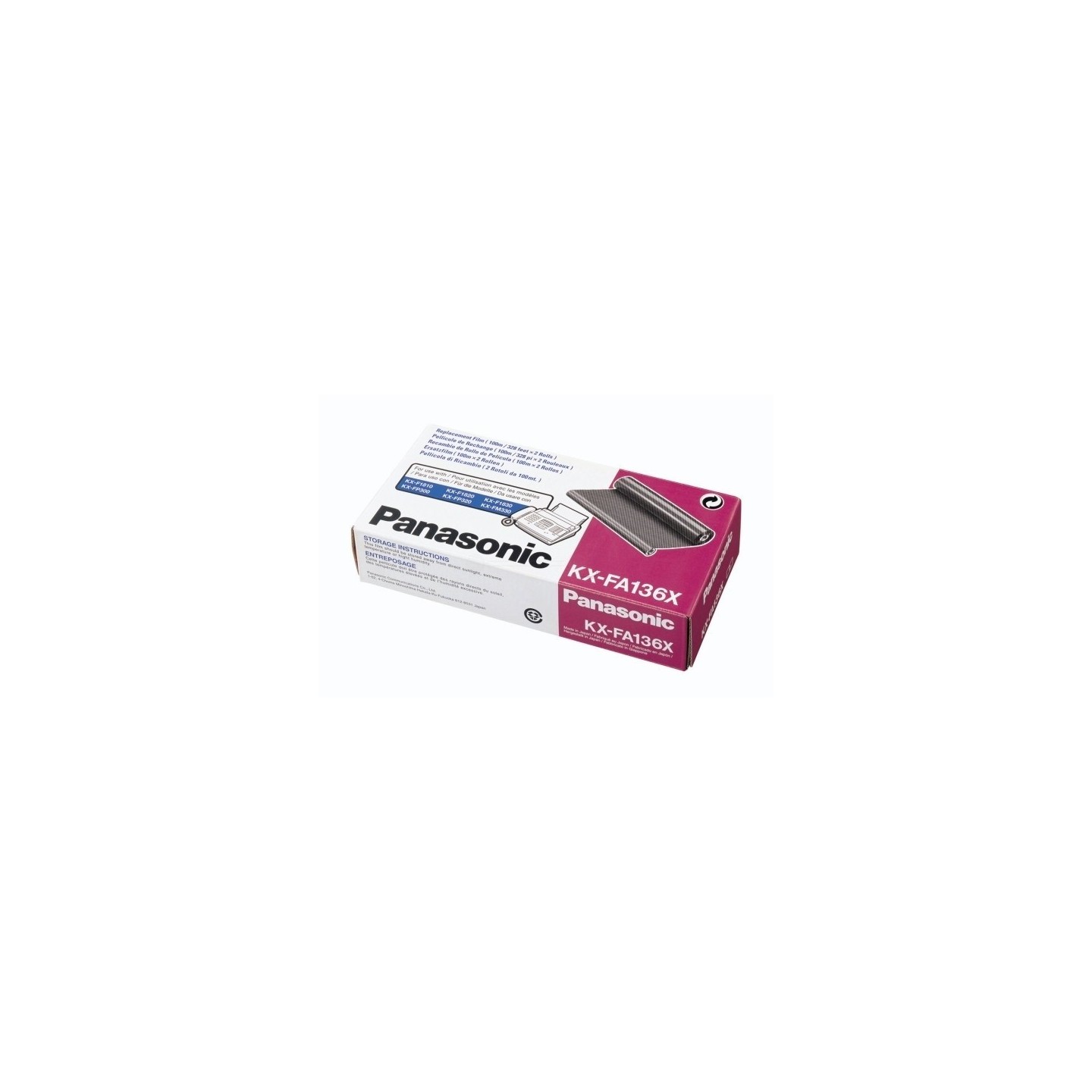 Ruban Thermique Noir Panasonic KXFA136X