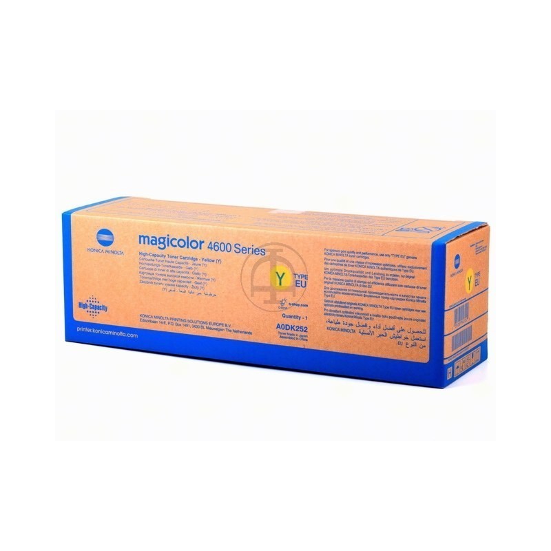 Toner jaune Konica Minolta pour Magicolor 4650E / 4650DN / 4690MF