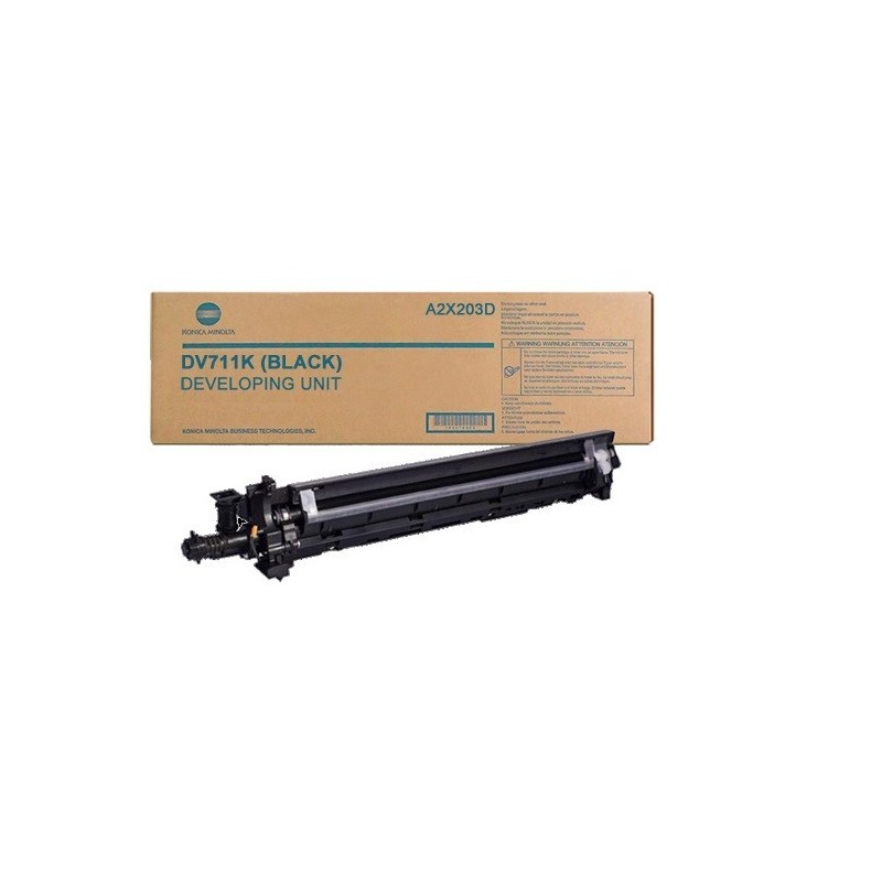 Unité de développement noire Konica Minolta pour Bizhub C654 / C754... (DV711K)