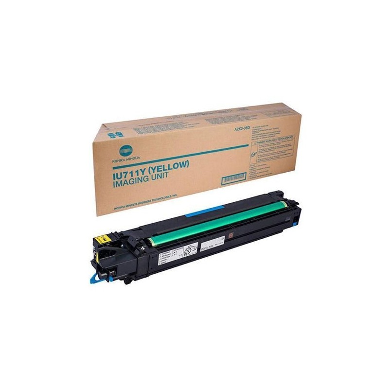 Unité tambour jaune Konica Minolta pour Bizhub C654 / C754... (IU711Y)