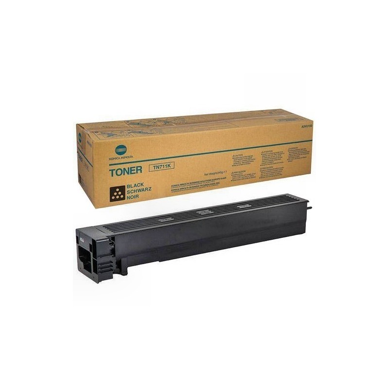 Toner noir Konica Minolta pour Bizhub C654 / C754... (TN711K)