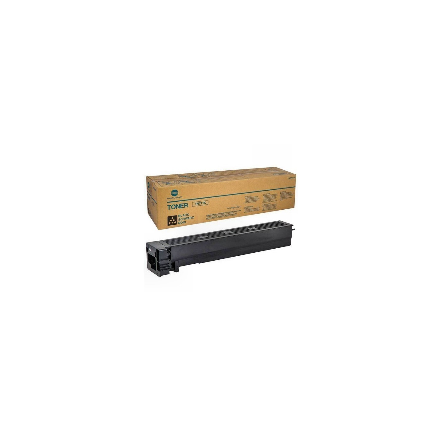 Toner noir Konica Minolta pour Bizhub C654 / C754... (TN711K)