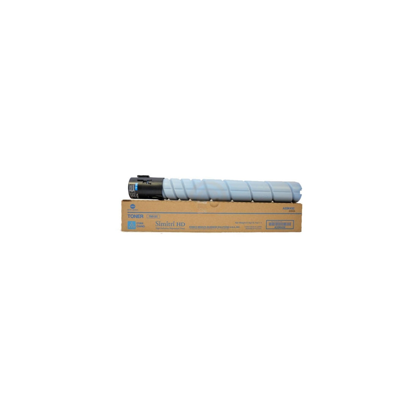 Toner cyan Konica Minolta pour Bizhub C454 / C554  (TN512C)