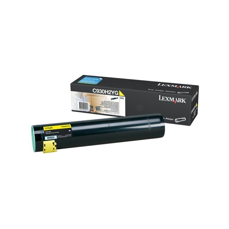 Toner jaune longue durée Lexmark pour C935 ..., Toner Express : achat en ligne de Toner jaune longue durée Lexmark pour C935 ...