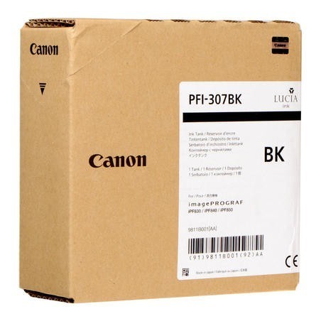 Encre noire Canon pour IPF830 / IPF850.... (PFI-307)